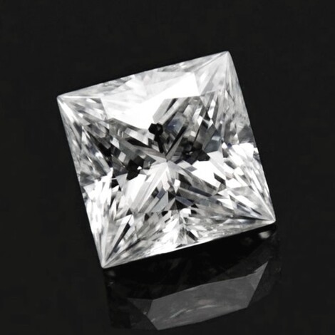 Diamond princess feines white G loupe clean 1.01 ct