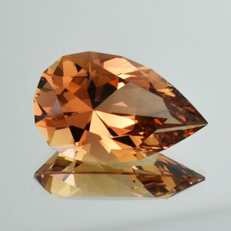 Topas Tropfen orangebraun 41,22 ct