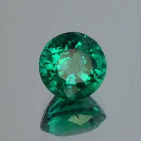 Smaragd rund grün 1,76 ct