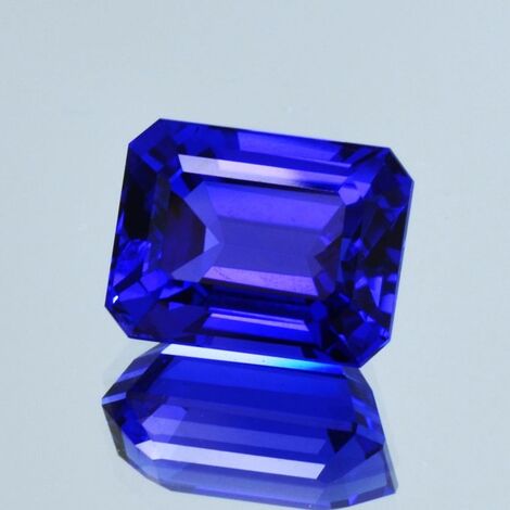 Tanzanite octagon intense blue 10.32 ct