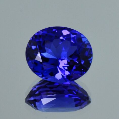 Tanzanite oval intense blue 7.32 ct.