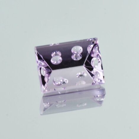 Amethyst Design-Rechteck helles Lila 11,38 ct