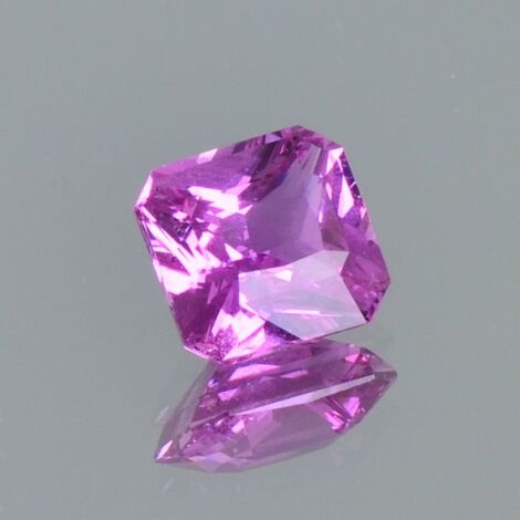Saphir octagon purpur-pink ungebrannt 2,05 ct.
