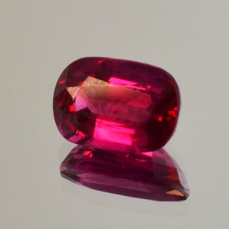 Ruby cushion red untreated 3.05 ct.