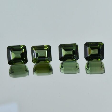 Turmalin Lot octagon grün 12,63 ct