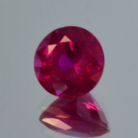 Burma Ruby round pinkish red 2.04 ct.