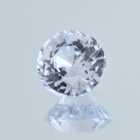 Saphir, Rund facettiert (4,18 ct.) aus Sri Lanka