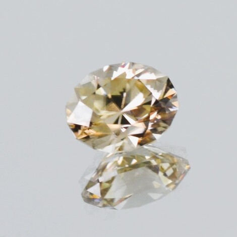 Zirkon oval champagne 3,05 ct