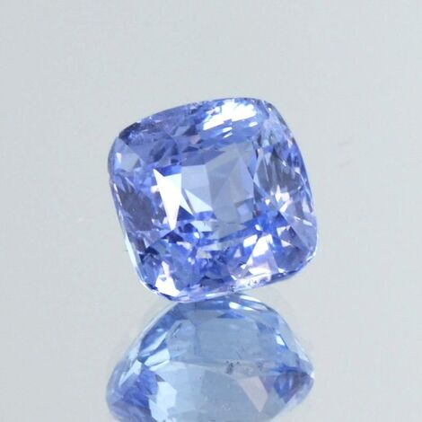 Sapphire cushion light blue untreated 7.13 ct