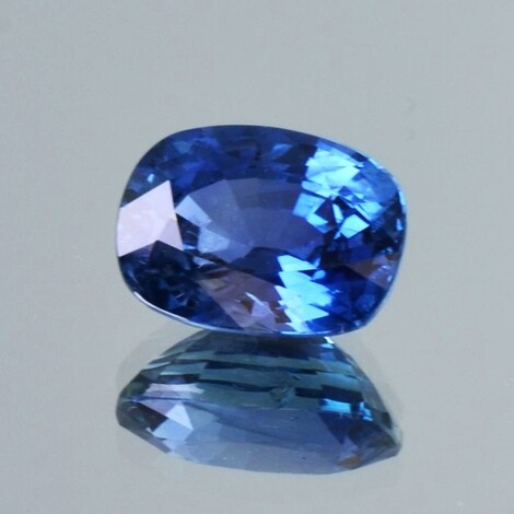Burma Sapphire cushion blue untreated 4.11 ct