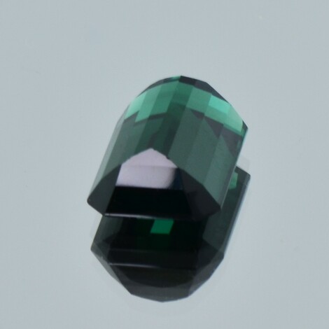 Tourmaline octagon bluish  green 9.21 ct.
