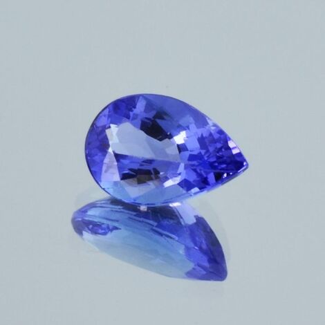 Tansanit Tropfen lila-blau 2,15 ct