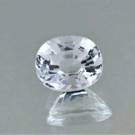 Topas oval farblos 5,39 ct