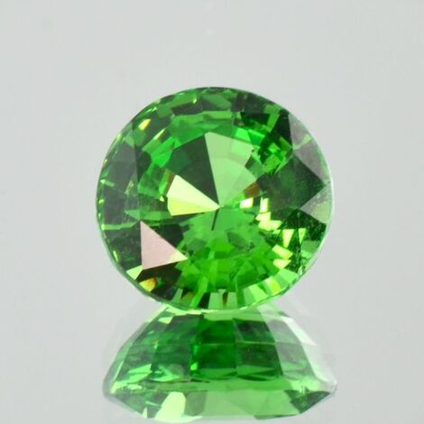 Tsavorite Garnet round intense grass green 4.35 ct