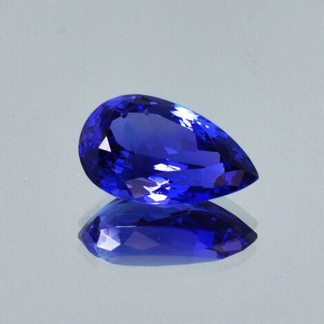 Tansanit Tropfen blau 6,00 ct