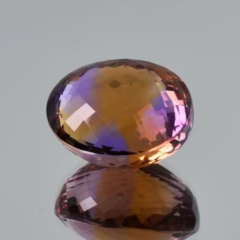 Ametrine oval lila+gelb 38.45 ct.