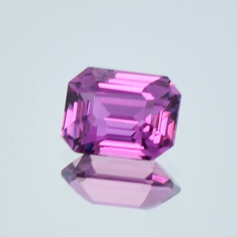 Saphir octagon purpur-pink unbehandelt 2,03 ct