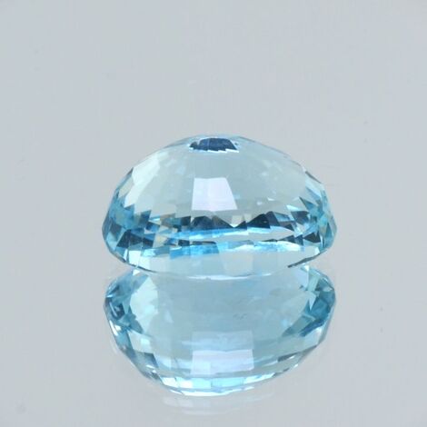 Topas oval hellblau unbehandelt 9,60 ct.