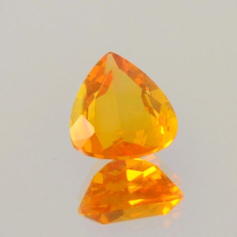 Feueropal Tropfen gelborange 2,08 ct