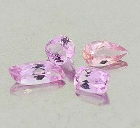 Topas Lot Freiform rosa