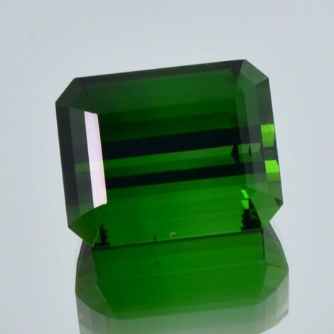 Green Tourmaline Tourmaline octagon green 31.18 ct.