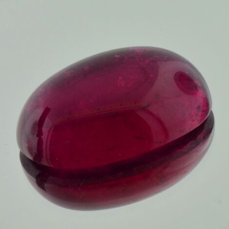 Rubellite Tourmaline cabochon oval intense purple red 53.47 ct