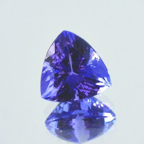 Tansanit Trillion violettblau 1,90 ct