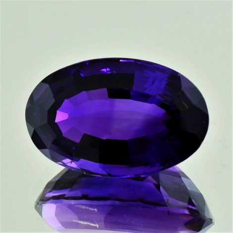 Amethyst oval intensives-Violett 30,62 ct Amethyst oval intensives-Violett 30,62 ct