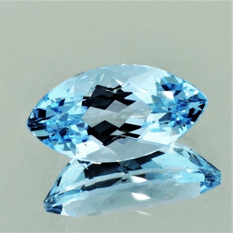 Aquamarin Navette hellblau 10,55 ct Aquamarin Navette hellblau 10,55 ct