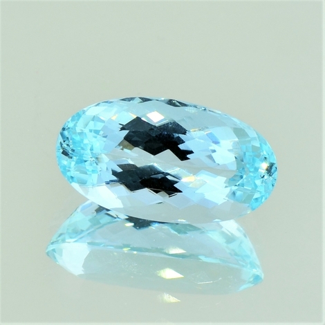 Aquamarin oval ungebrannt 9,07 ct Aquamarin oval ungebrannt 9,07 ct