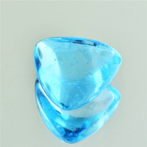 Blautopas Cabochon Trillion 17,28 ct Blautopas Cabochon Trillion 17,28 ct