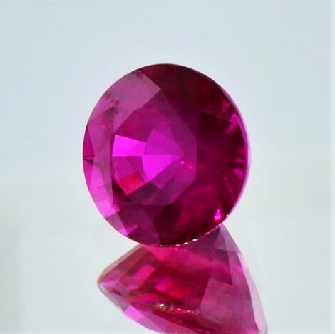 Burma Ruby round pinkish red 2.04 ct