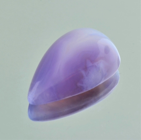 Chalcedon Cabochon Tropfen 19,40 ct Chalcedon Cabochon Tropfen 19,40 ct