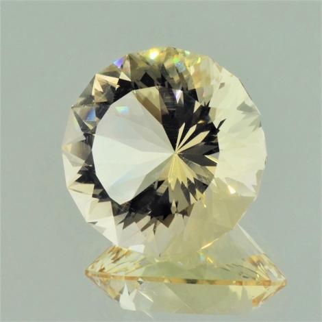 Citrine rund-design light yellow 32.05 ct Citrine rund-design light yellow 32.05 ct