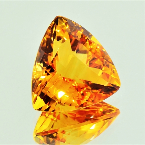 Citrin Trillion-Schachbrett orange 17,02 ct Citrin Trillion-Schachbrett orange 17,02 ct