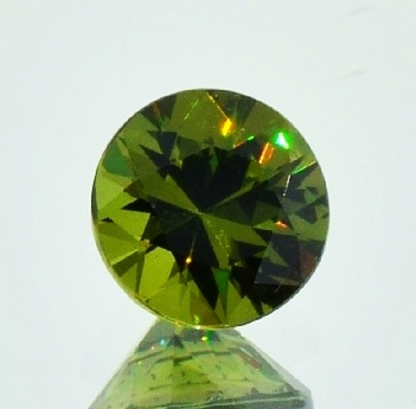 Demantoid Brillant olivgrün 2,11 ct Demantoid Brillant olivgrün 2,11 ct