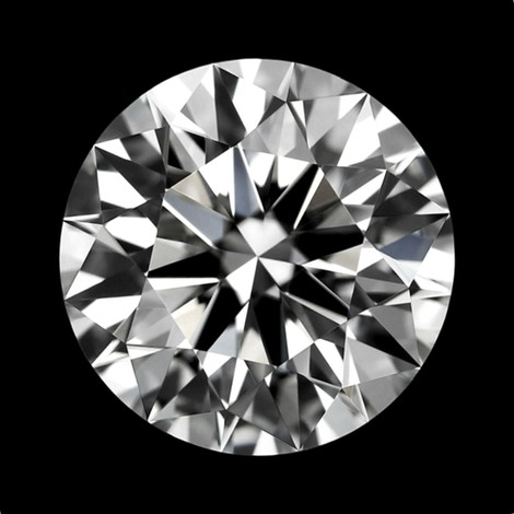 Diamond round brilliant hochfeines weiss+ D loupe clean 1.08 ct.