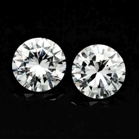 Diamond Pair Brillanten feines white F loupe clean 0.50 ct.