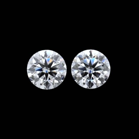 Diamant Duo, Brillant (0,34 ct.) aus Afrika