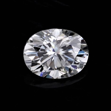 Diamond oval-brillantiert feines white loupe clean 0.50 ct.