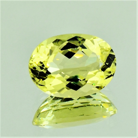 Edelberyll oval gelb 7,38 ct Edelberyll oval gelb 7,38 ct