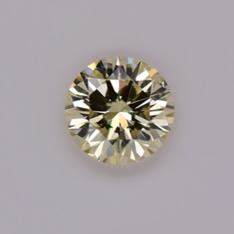 fancy diamond round brilliant champagne  si1 0.21 ct.