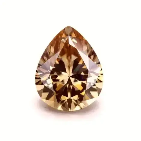 Farbdiamant Tropfen braun vvs2 0,31 ct