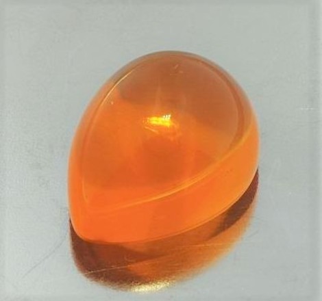 Fire Opal Cabochon pear orange 11.47 ct Fire Opal Cabochon pear orange 11.47 ct