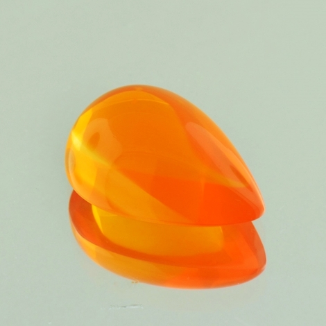 Fire Opal Cabochon pear orange 12.08 ct Fire Opal Cabochon pear orange 12.08 ct