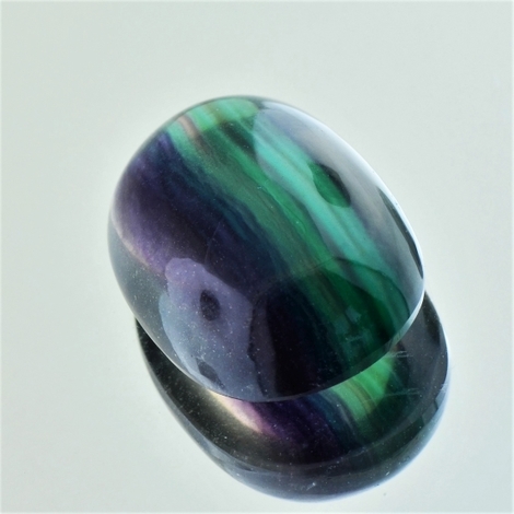 Fluorit Cabochon oval multicolor 26,69 ct Fluorit Cabochon oval multicolor 26,69 ct