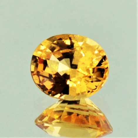 Granat Hessonit oval gelborange 4,08 ct Granat Hessonit oval gelborange 4,08 ct