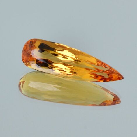 Imperial Topas Tropfen orange 13,47 ct