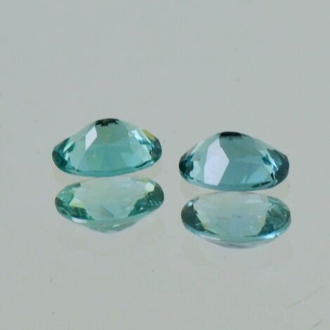 Indigolith Duo Turmaline oval grünlich blau 1,37 ct.