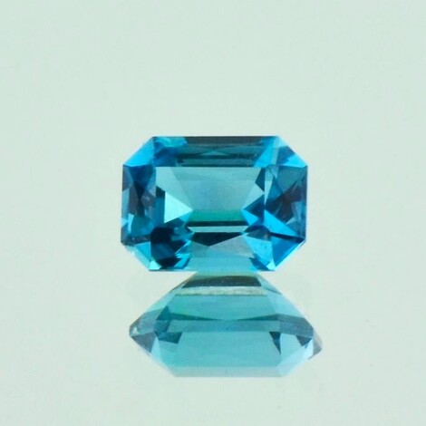 Indigolith Turmalin octagon lagoon-blau 1,78 ct